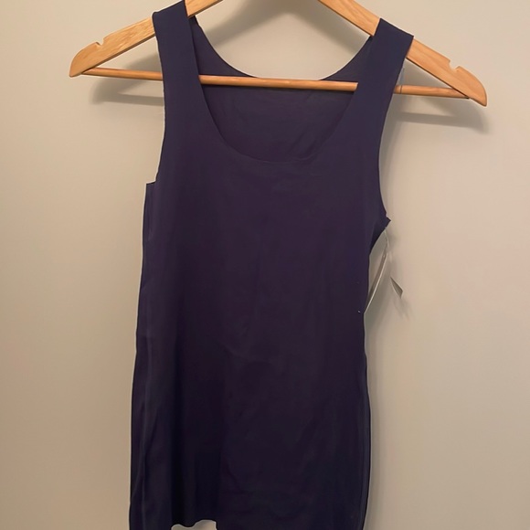 NWT Wacoal raw edge tank size small Navy Blue - Picture 1 of 2